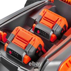 Batterie tondeuse 40V (2x20V) FX-E2RM51SET FUXTEC 2xBatteries 4Ah et chargeur