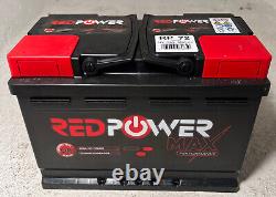 Batterie voiture 12V 72ah 650A RP72 BANNER REDPOWER MAX NEUVE RED POWER