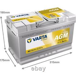 Batteries de voiture VARTA 580901080K262