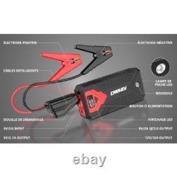 Booster Batterie 3000A 12V 24000mAh Démarreur Portable Voiture Essence Diesel
