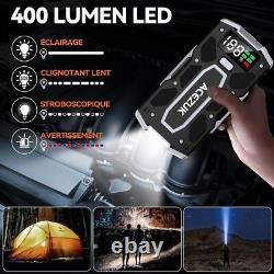 Booster Batterie Externe Voiture 6000A Démarreur de Batterie de Voiture 12V