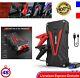 Booster Batterie Portable Jump Starter Demarrage Voiture Pinces Sûreté Smart