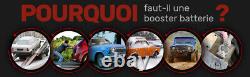 Booster Batterie Portable Jump Starter Demarrage Voiture Pinces Sûreté Smart