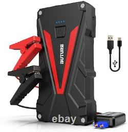 Booster Batterie Portable Jump Starter Demarrage Voiture Pinces Sûreté Smart