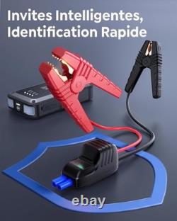 Booster Batterie Voiture 5000A TREKURE 12V Démarreur Portable LED