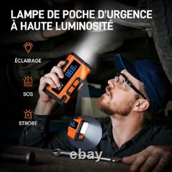Booster Batterie Voiture 8000A 14.8V Démarreur Batterie Voiture Jusqu'À9,0L G