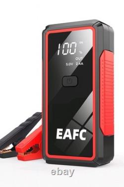 Booster de Batterie Voiture 2000A Portable Démarreur Urgence 12V LED