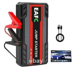 Booster de Batterie Voiture 2000A Portable Démarreur Urgence 12V LED