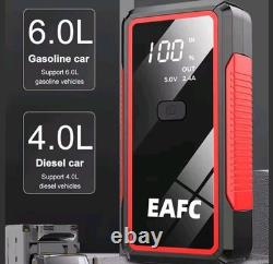 Booster de Batterie Voiture 2000A Portable Démarreur Urgence 12V LED