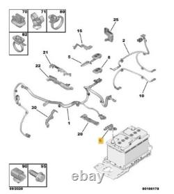 Borne batterie module batterie ORIGINAL pour Peugeot Citroen 9815523280