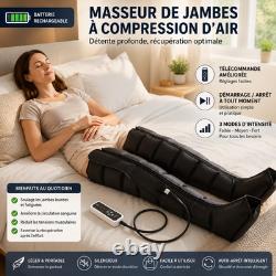 Bottes Massage Compression Air Jambes Appareil Récupération Sportive 110-220V