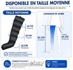 Bottes Massage Compression Air Jambes Appareil Récupération Sportive 110-220V
