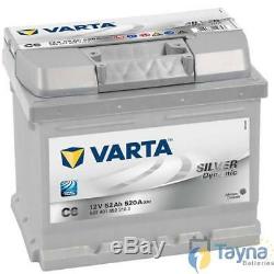 C6 Varta 50Ah NEW 12V Batterie Voiture. TYPE 063. Batterie