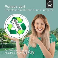CELLONIC 2X Batterie Rechange 865103 2000mAh pour Velux Integra Solar/KSX 10