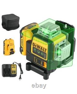 DEWALT Laser Design Vert 360° Auto-Nivelant +Batterie +Chargeur Niveau Laser