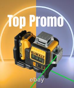 DEWALT Laser Design Vert 360° Auto-Nivelant +Batterie +Chargeur Niveau Laser