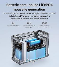 Dabbsson 3000Wh Générateur Solaire Batterie de Secours LiFePO4 pour DBS2300