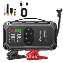 Démarreur Batterie Voiture 6000A Compresseur Air 160PSI Booster 12V Diesel 8L