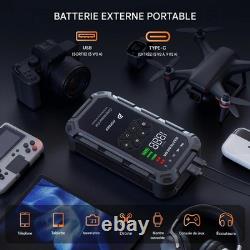Démarreur Batterie Voiture 6000A Compresseur Air 160PSI Booster 12V Diesel 8L