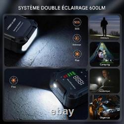 Démarreur Batterie Voiture 6000A Compresseur Air 160PSI Booster 12V Diesel 8L