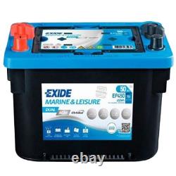 Démarreur Exide Dual EP450 AGM, alimentation batterie 12V 50Ah 450Wh