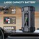 Démarreur Voiture 5000a 26800mah Booster De Batterie 12v Démarrage Urgence Hiver