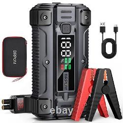 Démarreur Voiture 5000A 26800mAh Booster de Batterie 12V Démarrage Urgence Hiver