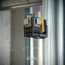 Dewalt-Niveau laser Professionnel à lumière verte + chargeur batterie