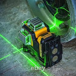 Dewalt-Niveau laser Professionnel à lumière verte + chargeur batterie