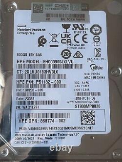 Disque dur Dell 900 Go 15 K SAS 12G 2,5 POUCES 868774-002 HPE ST900MP0026 NEW