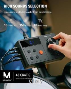 Donner DED-70 Kit de batterie électrique pour débutants avec coussinet en maille