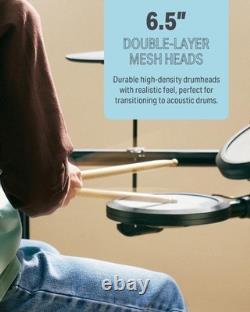 Donner DED-70 Kit de batterie électrique pour débutants avec coussinet en maille