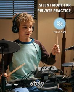 Donner DED-70 Kit de batterie électrique pour débutants avec coussinet gris