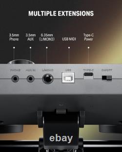 Donner DED-70 Kit de batterie électrique pour débutants avec coussinet gris