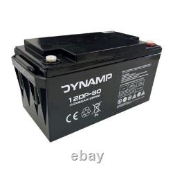 Dynamp 12DP-80 12V 82ah Deep Cycle AGM Batterie
