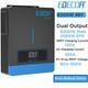 Edecoa 6200w Onduleur Hybride 48v 220v Mppt 120a Pv60-500v Travail Sans Batterie