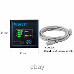 EDECOA Convertisseur 12V 220V 2000W 4000W onduleur Télécommande 5V 2.1A USB