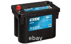 EXIDE Batterie de voiture 50Ah/800A pour FIAT FREEMONT JEEP COMPASS EK508