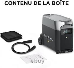 EcoFlow 3600Wh LiFePO4 Batterie solaire pour DELTA Pro centrale électrique