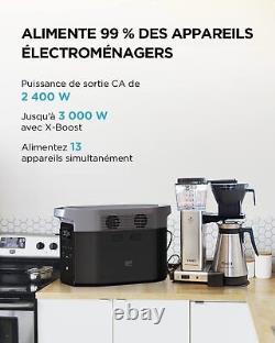 Ecoflow Delta Max 2016Wh Centrale électrique 2400W Générateur Solaire Portable
