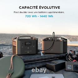 Ecoflow River Pro Générateur Solaire Portable 1800W Max 720Wh Station Électrique