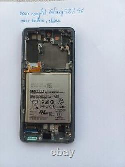 Ecran Complet Galaxy S21 5g G991B avec Châssis Et Batterie