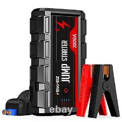 FEIKFEIZ Booster Batterie 3000A 24800mAh Jump Starter Démarrage de Voiture To