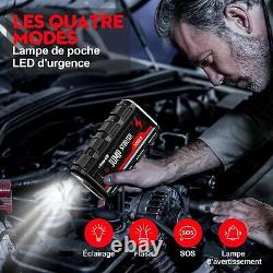 FEIKFEIZ Booster Batterie 3000A 24800mAh Jump Starter Démarrage de Voiture To