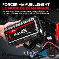 FEIKFEIZ Booster Batterie 3000A 24800mAh Jump Starter Démarrage de Voiture To