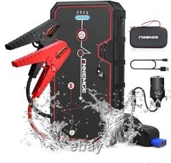 FNNEMGE Booster Batterie 5000A 23800mAh Jump Starter Démarrage de Voiture jus
