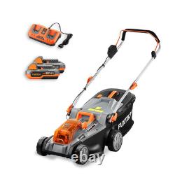 FUXTEC Tondeuse à gazon électrique sans fil 40V FX-E2RM43 Set Batt + chargeur
