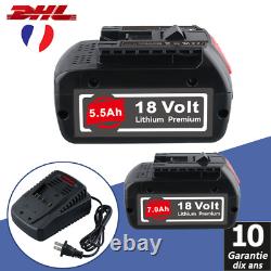 Fr batterie 18V pour Bosch professionnel GBA GSR GSB BAT618 BAT609 BAT620 7,0 Ah