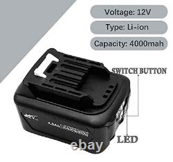 GOLEMON 12V 2X 4.0Ah BL1041B Batterie + Chargeur DC10WD DC10SB pour BL1016 BL10