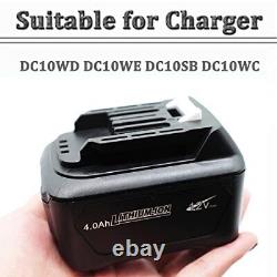 GOLEMON 12V 2X 4.0Ah BL1041B Batterie + Chargeur DC10WD DC10SB pour BL1016 BL10